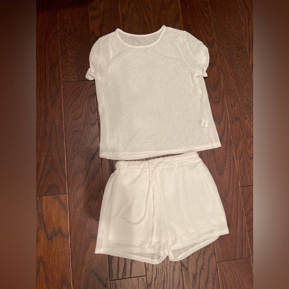 Womens all white set nwot